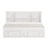 (2) Full Lounge Storage Bed, White 2058WHPRF-1*