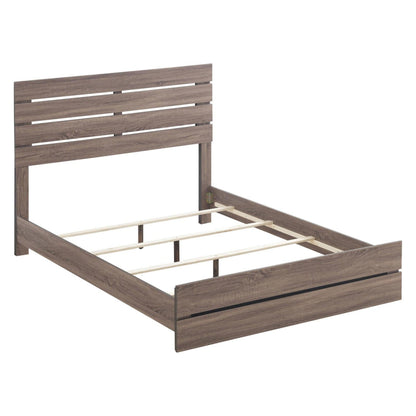 Brantford Queen Panel Bed Barrel Oak 207041Q