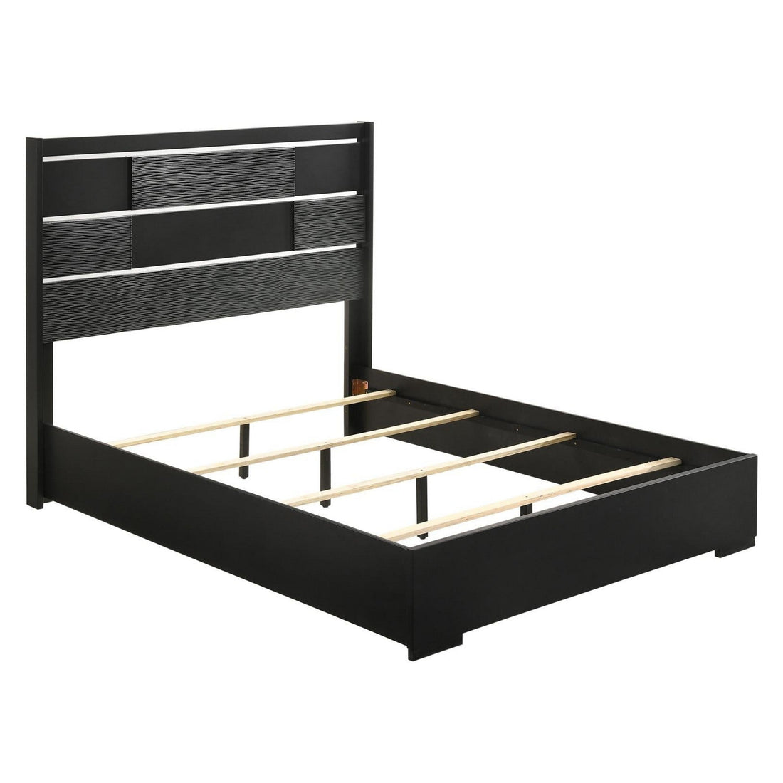 Blacktoft Queen Panel Bed Black 207101Q