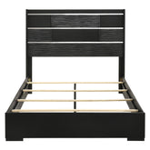 Blacktoft Queen Panel Bed Black 207101Q
