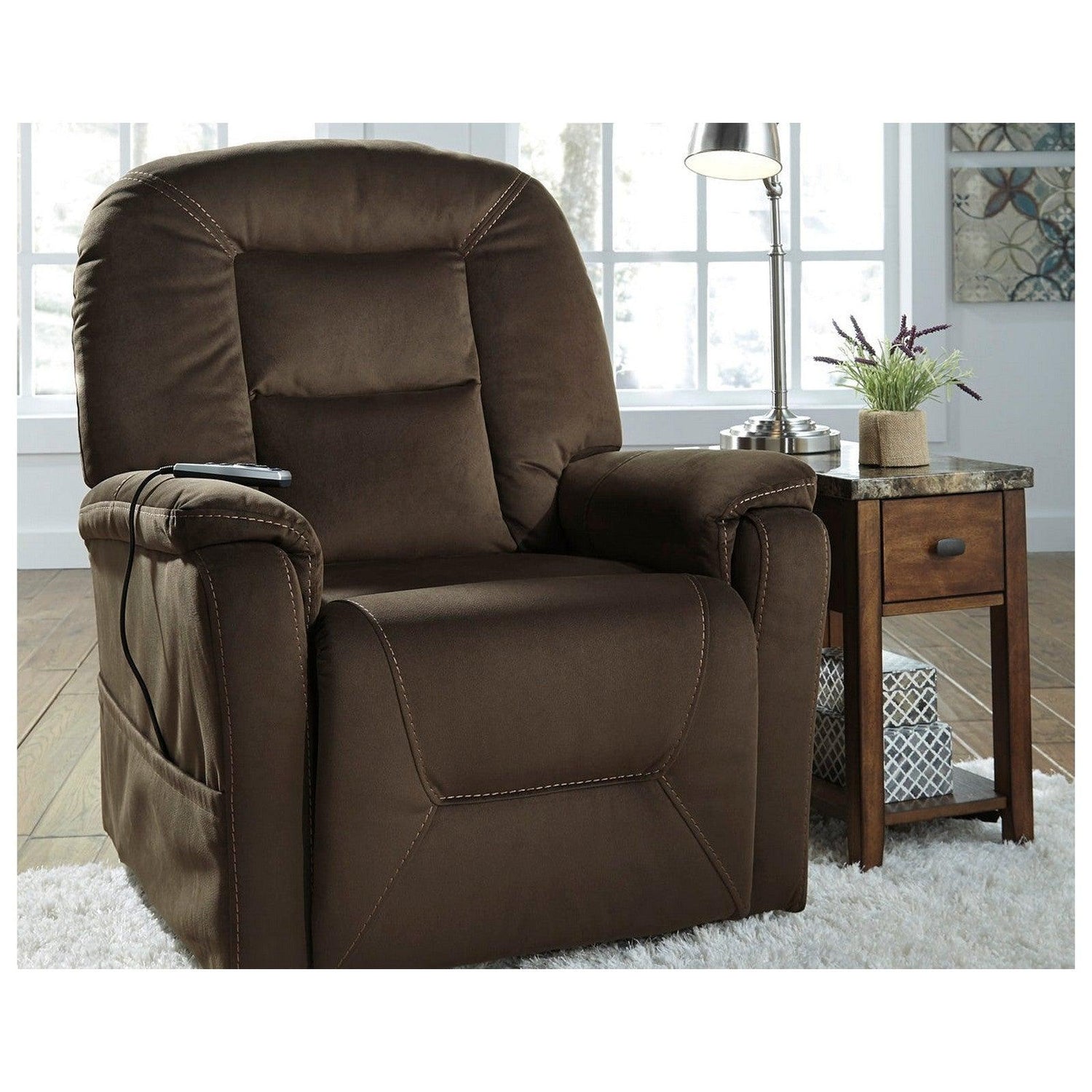 Samir Power Lift Recliner Ash-2080112