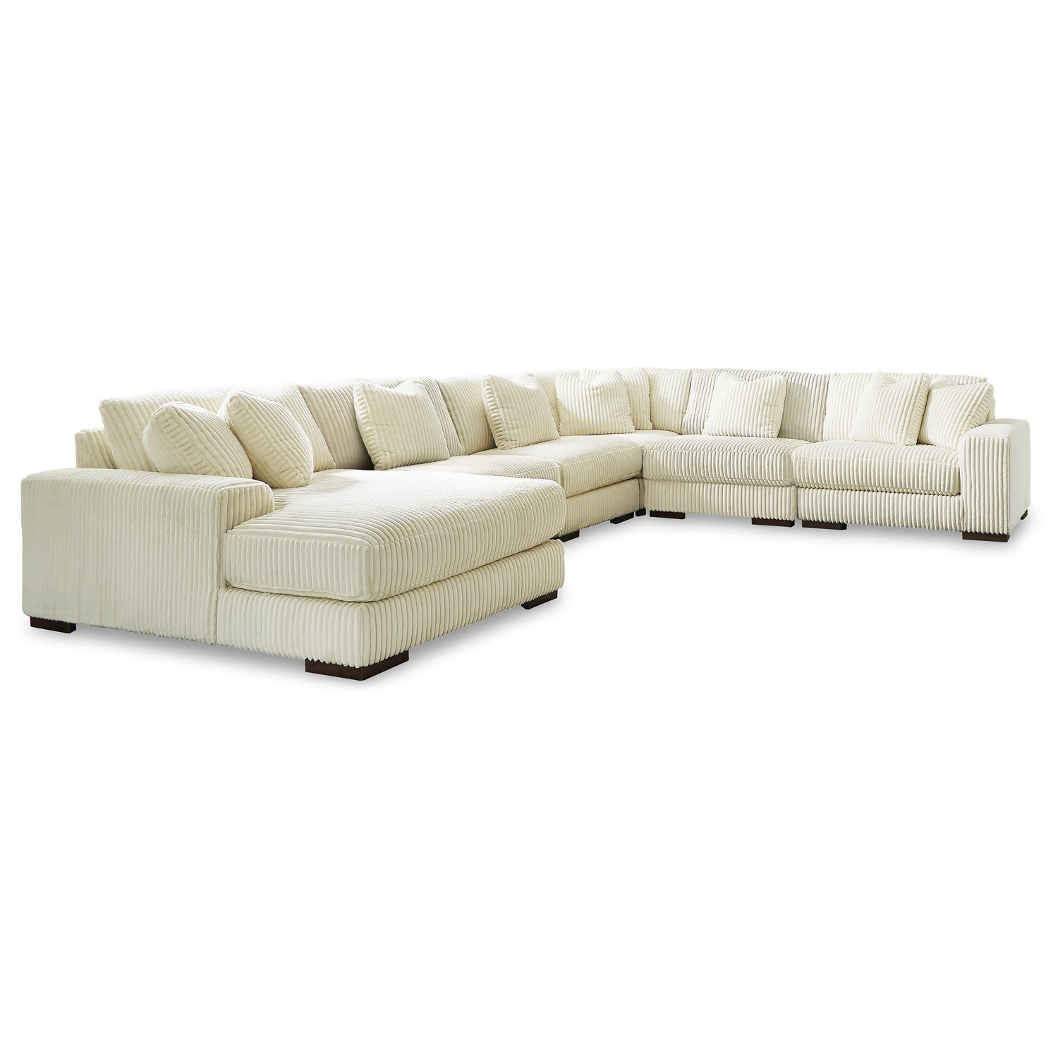 Lindyn 6-Piece Sectional with Chaise Ash-21104S11