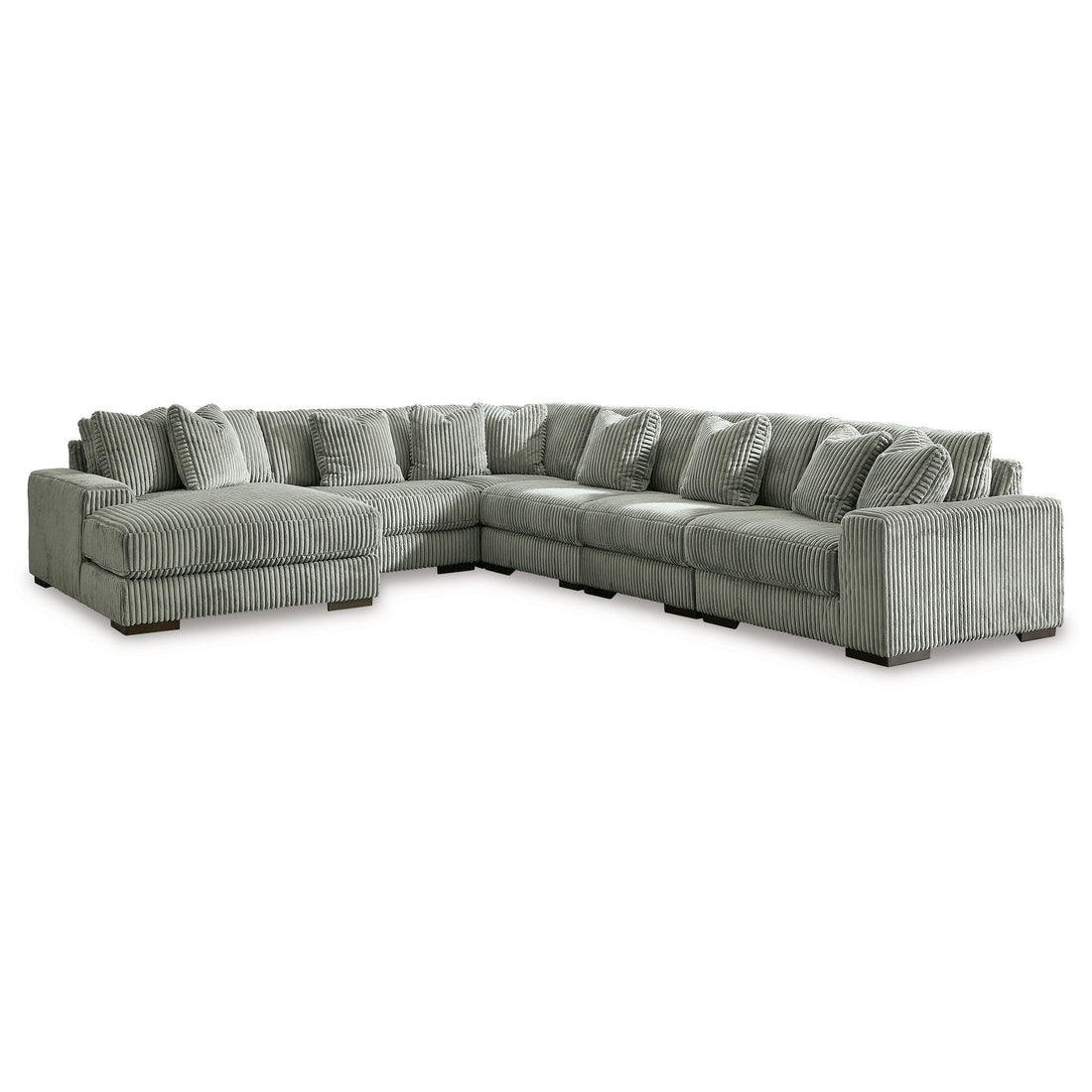 Lindyn 6-Piece Sectional with Chaise Ash-21105S8