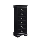 LINGERIE CHEST, HIDDEN DRAWER 2147BK-12
