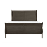 (2) QUEEN BED, STAINED GREY 2147SG-1*