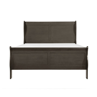 (2) QUEEN BED, STAINED GREY 2147SG-1*