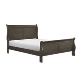 (2) QUEEN BED, STAINED GREY 2147SG-1*