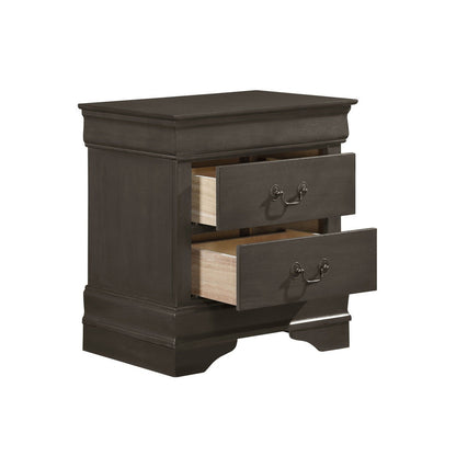NIGHT STAND, STAINED GREY 2147SG-4