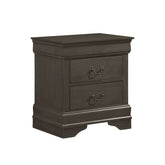 NIGHT STAND, STAINED GREY 2147SG-4