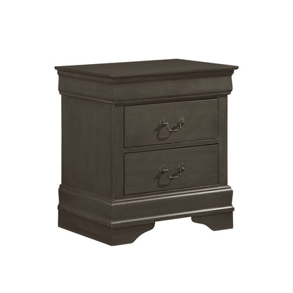 NIGHT STAND, STAINED GREY 2147SG-4