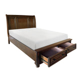 (3) EASTERN KING BED W/ FOOTBOARD STORAGES 2159K-1EK*
