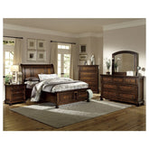 (3) EASTERN KING BED W/ FOOTBOARD STORAGES 2159K-1EK*