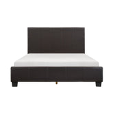 (2)EK UPH PLFM BED, DARK BROWN 2220KDBR-1EK*