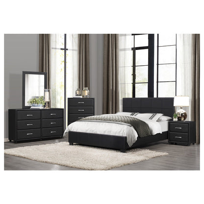NIGHT STAND, BLK PVC 2220-4