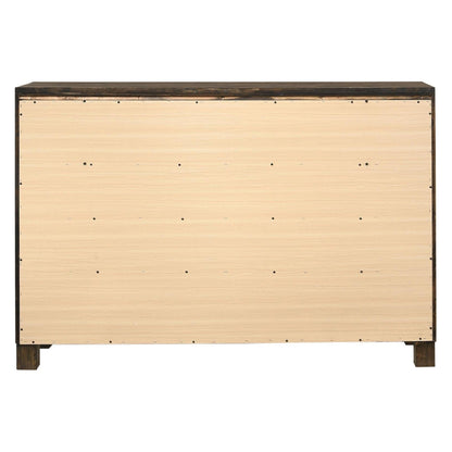 Woodmont 8-drawer Dresser Rustic Golden Brown 222633