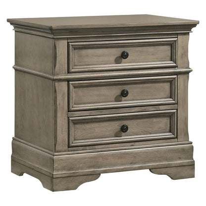 Manchester Bedroom Set with Upholstered Arched Headboard Wheat 222891KW-S4