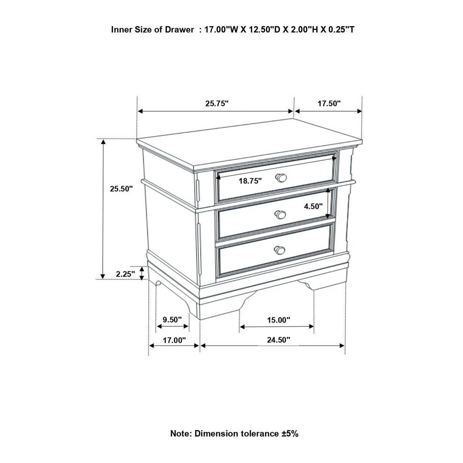 Manchester Bedroom Set with Upholstered Arched Headboard Wheat 222891KW-S4