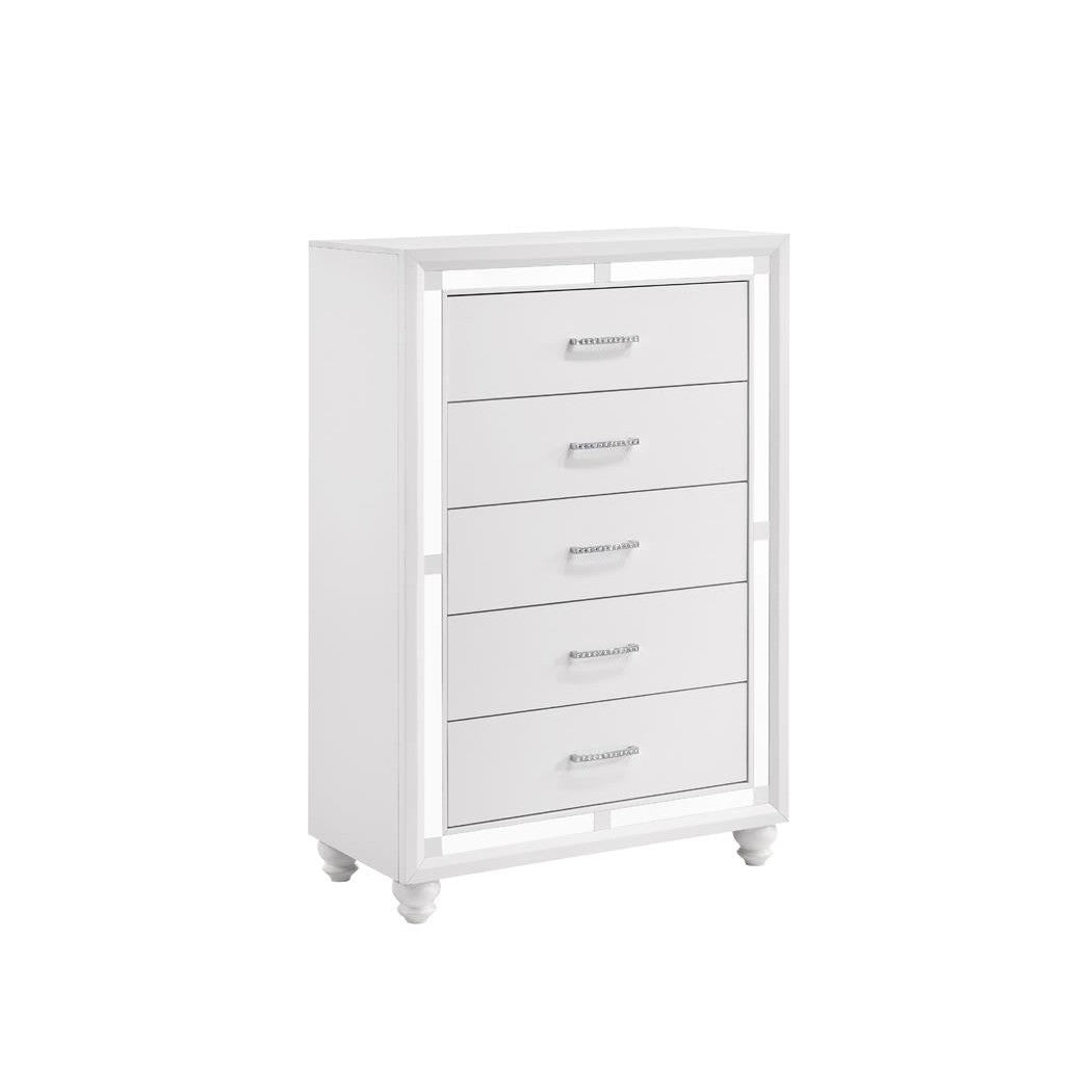 Whitaker 5-drawer Chest White 223335