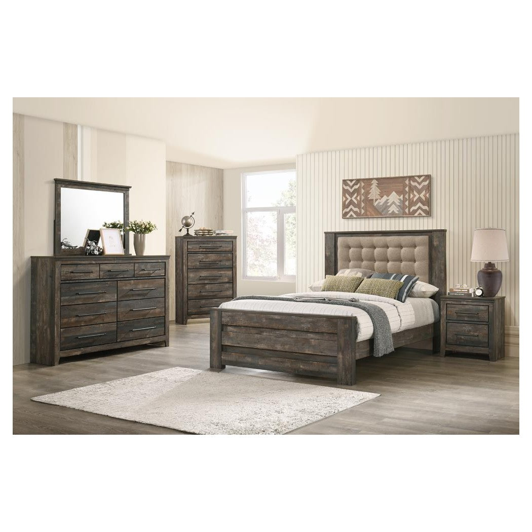 Ridgedale 5-drawer Chest Weathered Dark Brown 223485