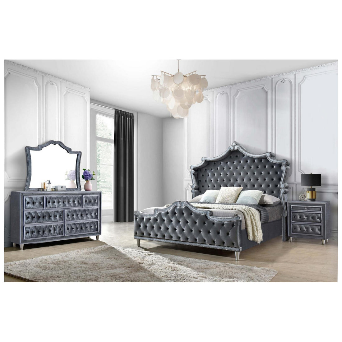 Coaster Eastern King Bed 4 Pc Set