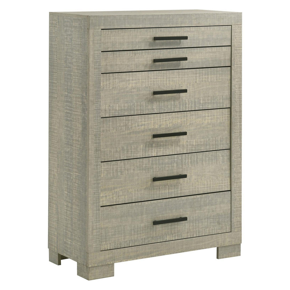 Channing 5-drawer Chest Rough Sawn Grey Oak 224345
