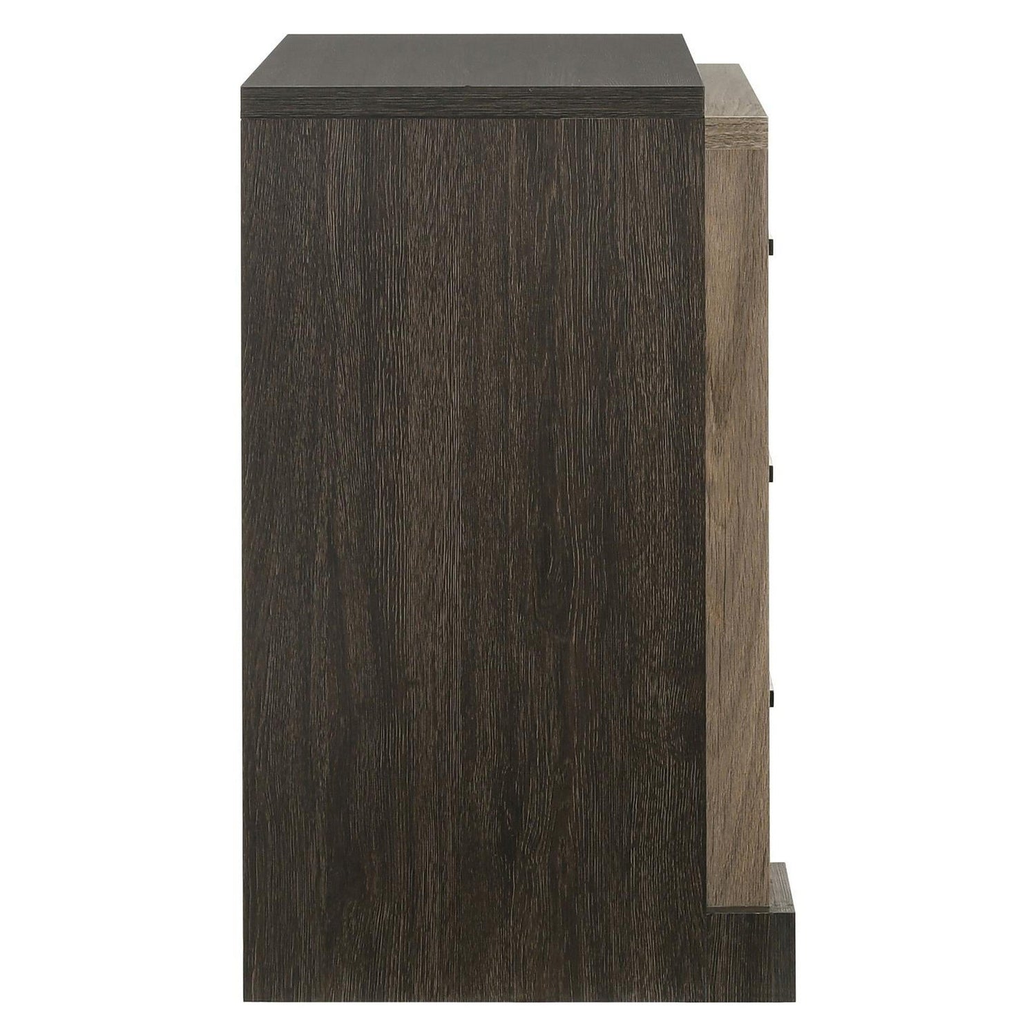 Baker 3-drawer Nightstand Brown and Light Taupe 224462