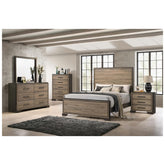 Baker 3-drawer Nightstand Brown and Light Taupe 224462