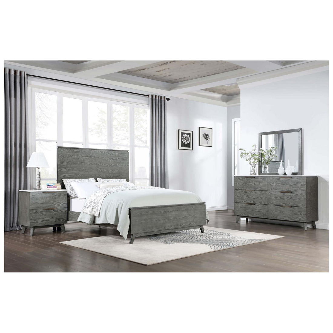 Coaster Eastern King Bed 4 Pc Set