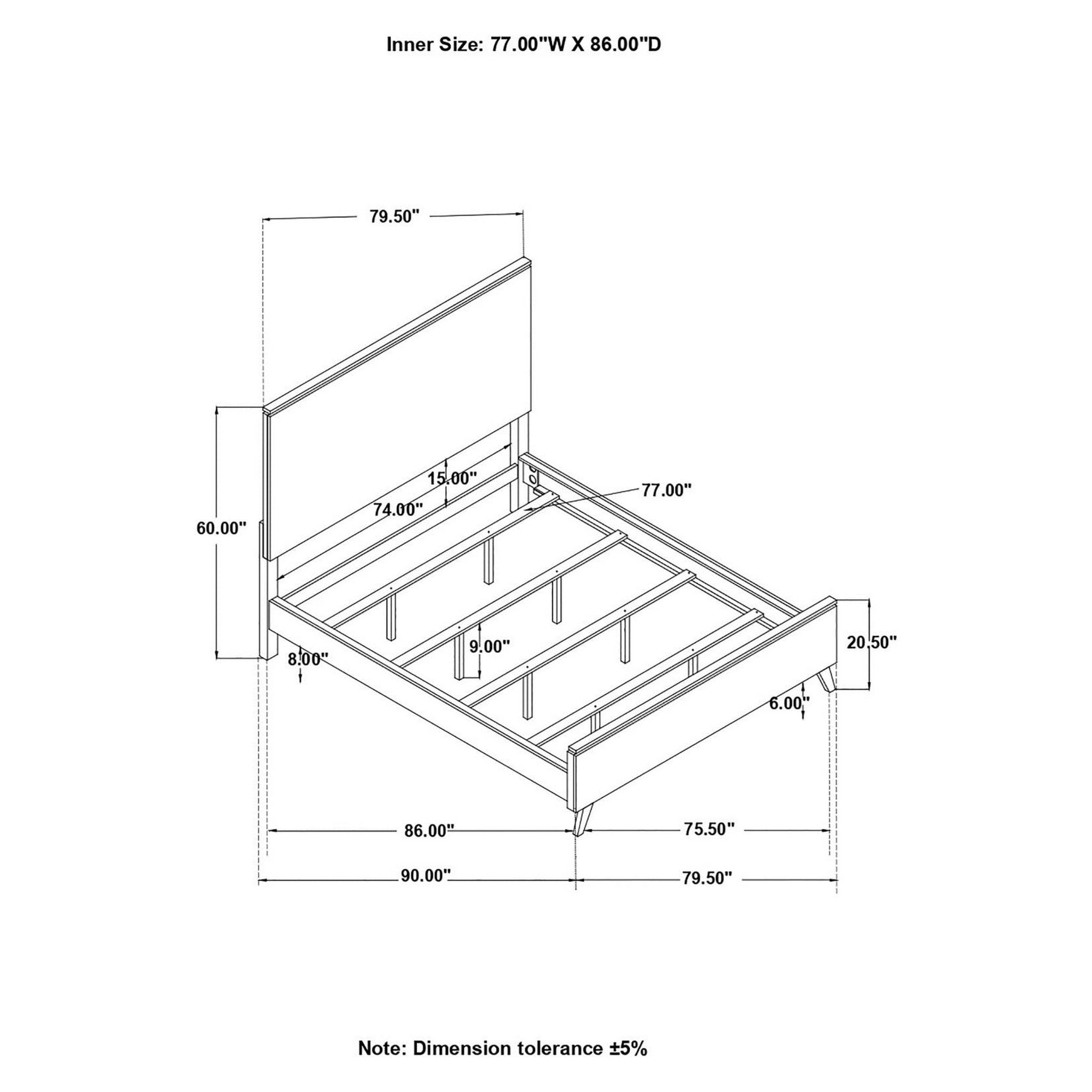 Coaster C King Bed