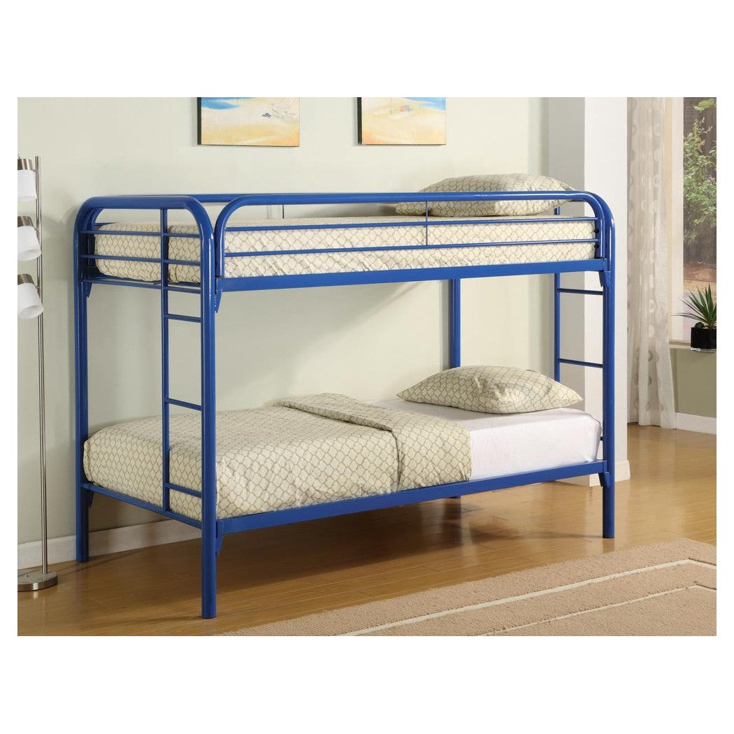 Morgan Twin over Twin Bunk Bed Blue 2256B