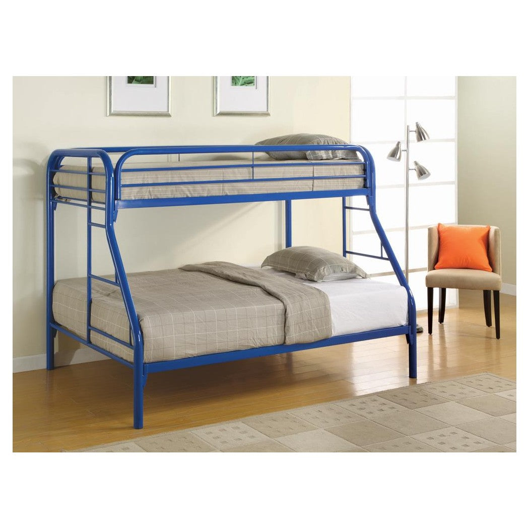 Morgan Twin over Full Bunk Bed Blue 2258B