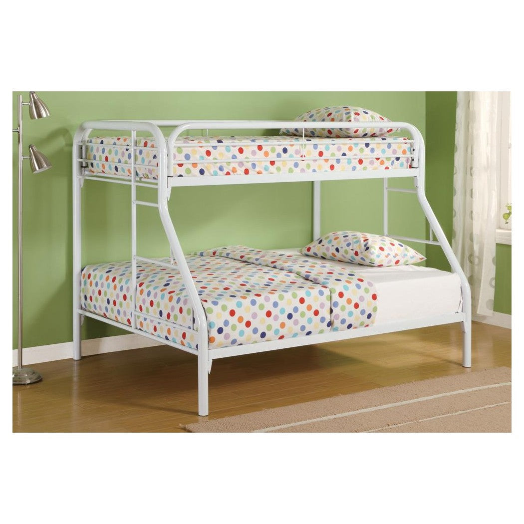 Morgan Twin over Full Bunk Bed White 2258W