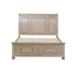 (3) CK SLEIGH BED W/ FOOTBOARD STORAGE 2259KGY-1CK*