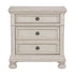 NIGHT STAND, HIDDEN DRWR, ANTQ WHITE 2259W-4