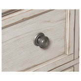 DRESSER, HIDDEN DRAWER, ANTQ WHITE 2259W-5