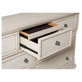 DRESSER, HIDDEN DRAWER, ANTQ WHITE 2259W-5