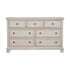 DRESSER, HIDDEN DRAWER, ANTQ WHITE 2259W-5