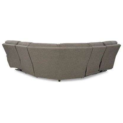Starbot 5-Piece Power Reclining Sectional Ash-23501S4