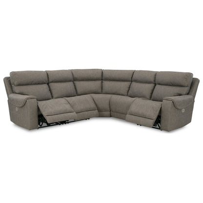 Starbot 5-Piece Power Reclining Sectional Ash-23501S4