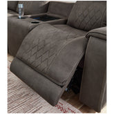 Hoopster 6-Piece Power Reclining Sectional Ash-23703S5