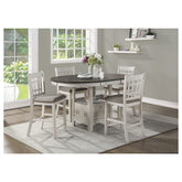 RD/OVAL CNTR HGHT TBL, OAK VNER 2423W-36