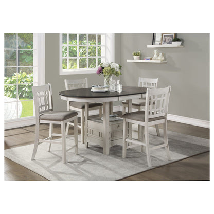 RD/OVAL CNTR HGHT TBL, OAK VNER 2423W-36