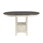 RD/OVAL CNTR HGHT TBL, OAK VNER 2423W-36