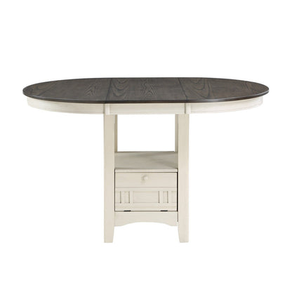 RD/OVAL CNTR HGHT TBL, OAK VNER 2423W-36