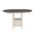 RD/OVAL CNTR HGHT TBL, OAK VNER 2423W-36