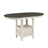 RD/OVAL CNTR HGHT TBL, OAK VNER 2423W-36