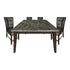 5pc set (TABLE + 4 COUNTER HEIGHT CHAIRS) 2456-36*5