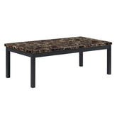 3PC PACK OCCASIONAL TABLE SET, FAUX MARBLE 2601-31
