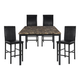 5pc set ONLY (TABLE + 4 COUNTER HEIGHT CHAIRS) 2601-36*5