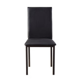 SIDE CHAIR (4PC/CTN), BLACK P/U 2601BK-S1